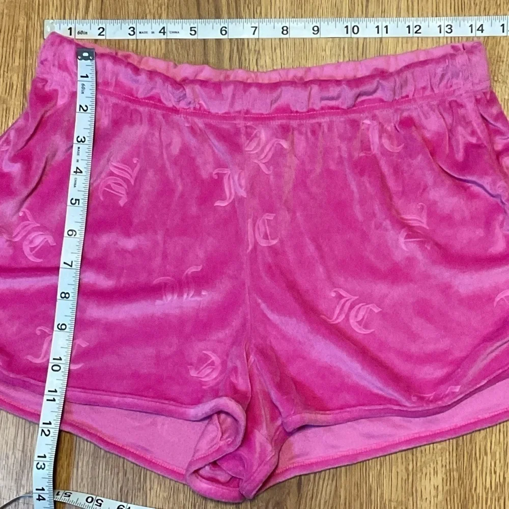Juicy culture pink pink shorts velour mean girls